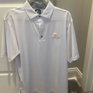 FJ polo Presidents Cup edition. Size says M but runs big
